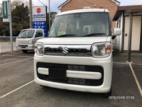 昨日のスペーシアと同じHYBRID Xですが本日の納車はパールホワイトです。 2019/12/06 22:14:50