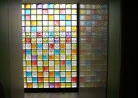 光と色を映すカラーガラスブロック 2009/02/06 07:57:00