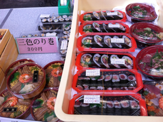 朝市の様子