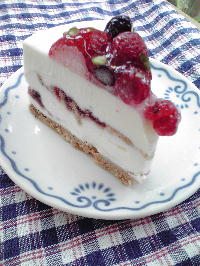 シンプルなチーズケーキ．．．これが