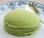 新茶（煎茶）のジェラートができました。