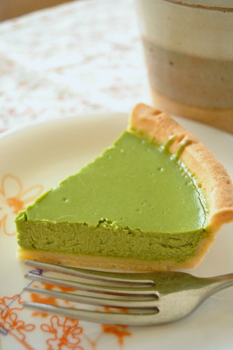 抹茶ベイクドチーズケーキ♪