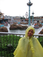 雨のTDSで・・・