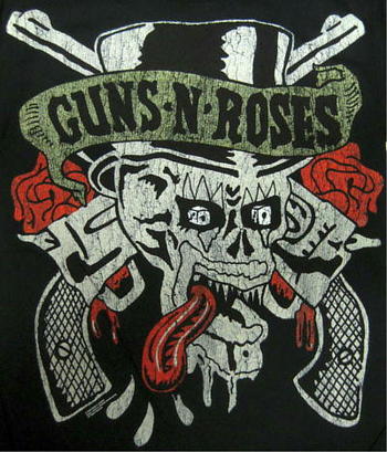 ★ガンズ&ローゼス GUNS&ROSES Tシャツ Ladys, ツアー88 他 再入荷予定 #ロックTシャツ