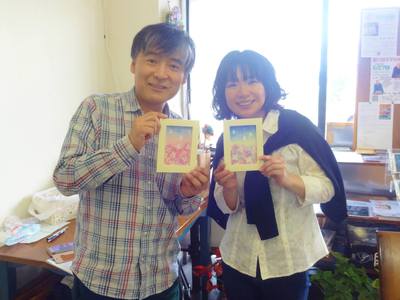●紫陽花のパステルアート、たくさん咲きました♪
