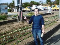 東名袋井インタ－花壇に花を植えてきました。 2018/12/14 09:19:15