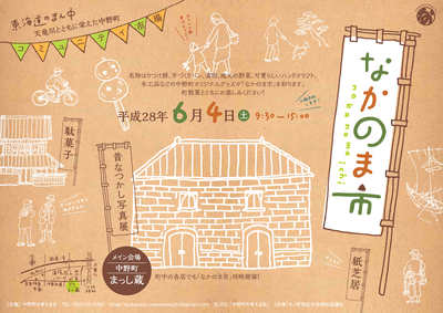 なかのま市　フライヤー