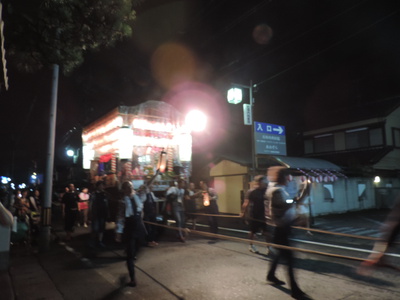 中野町のお祭り第１夜