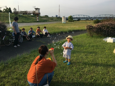 天竜川で・・・！