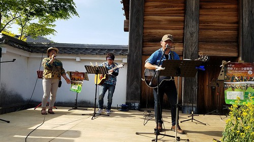 掛川城大手門のライブに参加しました♪
