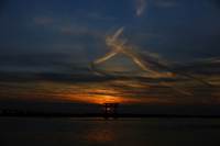 浜名湖の夕空♪