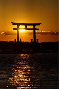 弁天島の夕陽♪
