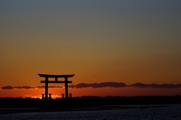 弁天島の夕陽♪