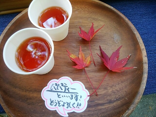 油山寺(袋井市) で 紅葉と一緒に お茶を楽しむイベント！
