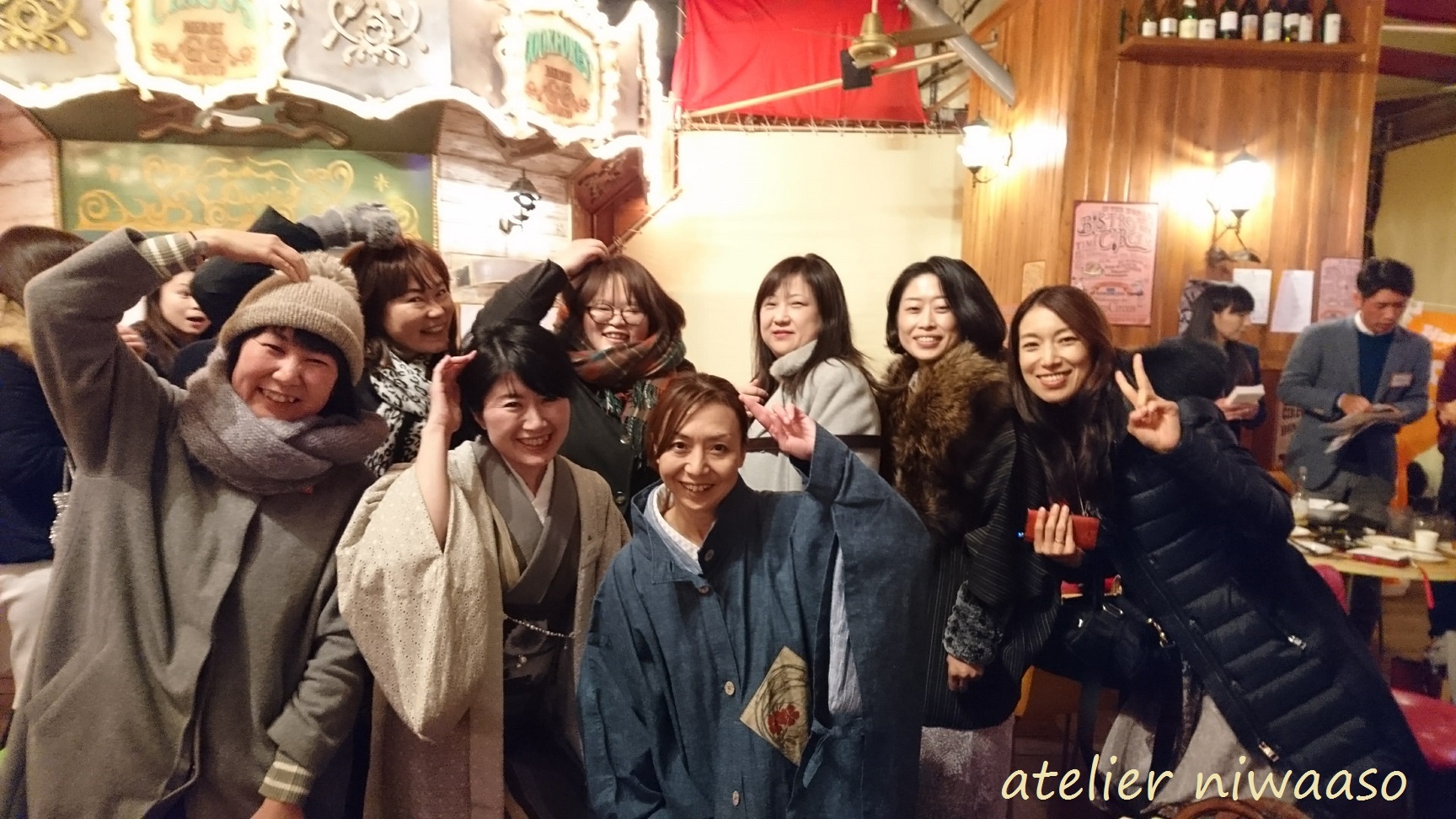 遠州綿紬の生地で作られた森ケイ子さんの作品展が、4/6(金)までツインギャラリー蔵で開催!!