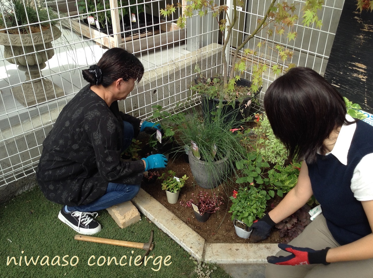 満員御礼!!　宿根草を取り入れた花壇の楽しみ方の体験型セミナー、本日開催!!