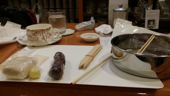 ふたつの初体験…練り切りと沖縄カフェ