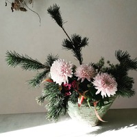 自作の器で新年を