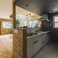落ち着いたダークトーンでコーディネートしたキッチン★ 2021/01/28 13:25:36