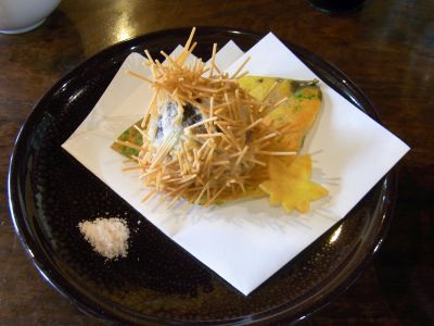 栗の天ぷら