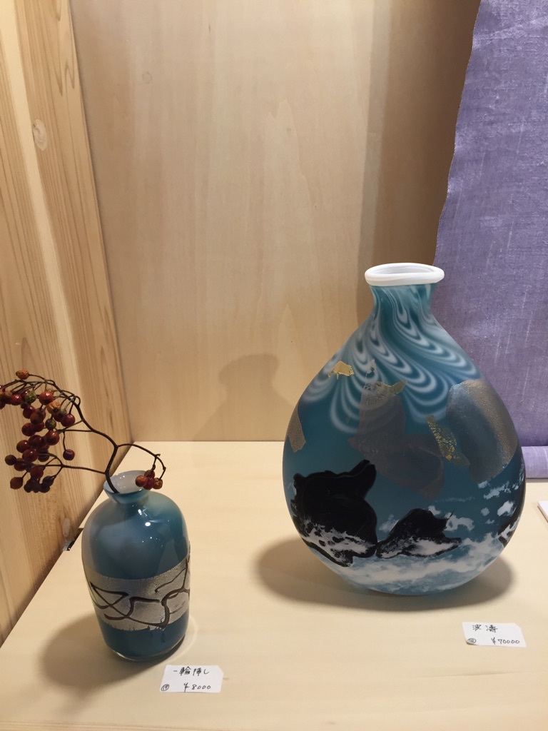 5月本店2F　Gallery　- 栗原 瑠璃華　吹きガラス展、高木法子　染物展 -