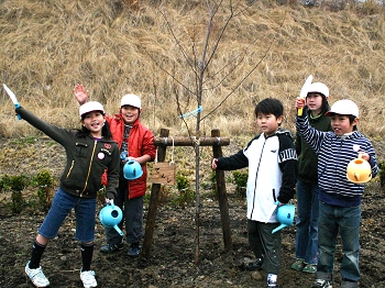 桜　記念植樹