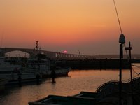 夕日（１０月１９日）♪
