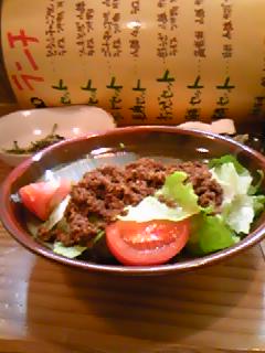 沖縄料理のランチ