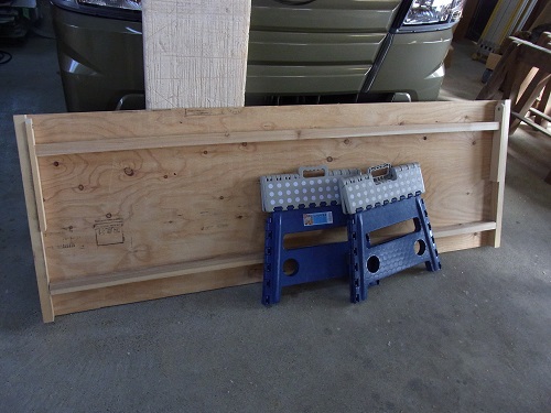車中泊用ベッド作ってみた！