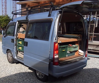 車中泊用ベッド作ってみた！