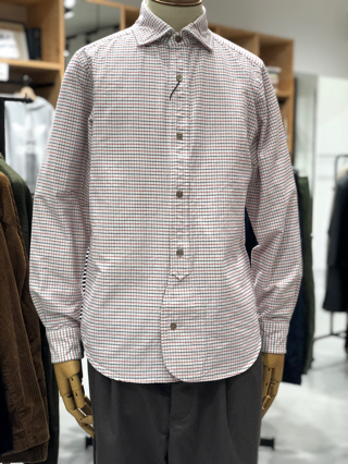 Nigel Cabourn BRITISH OFFICER'S SHIRT- OXFORD- TATTERSALL |  Cramet(イオンモール浜松志都呂店)