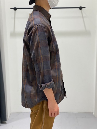 nanamic　Plaid Flannel Shirt