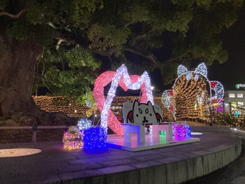 磐田駅前のイルミネーション♪