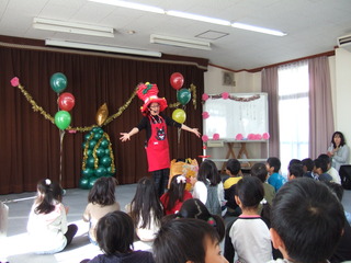 子供会でバルーンパフォーマンス