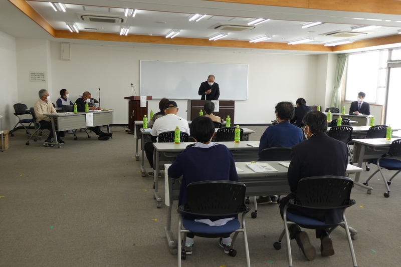 総会開催、展示案内