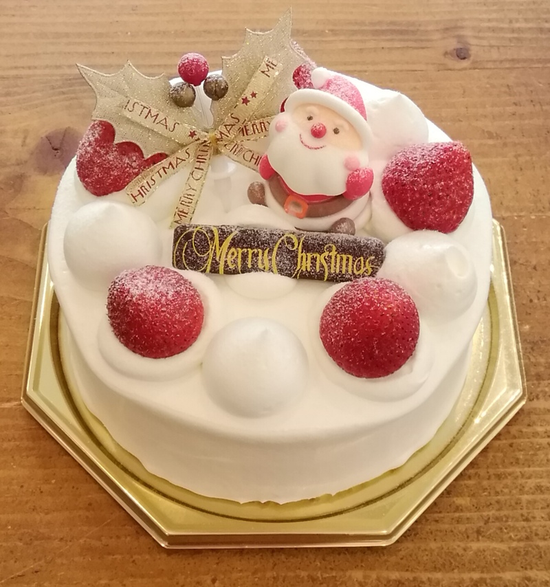 イチゴのクリスマスケーキ