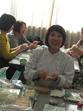 12月マジパン講座も、大好評