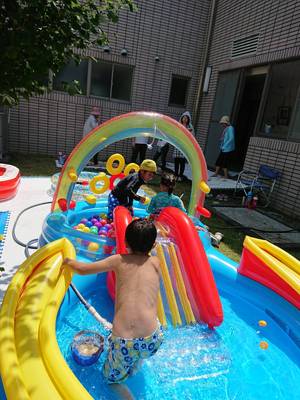 8月7日火曜日プールの日:ぺあれんつ