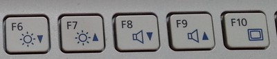 輝度調整ができなくなった