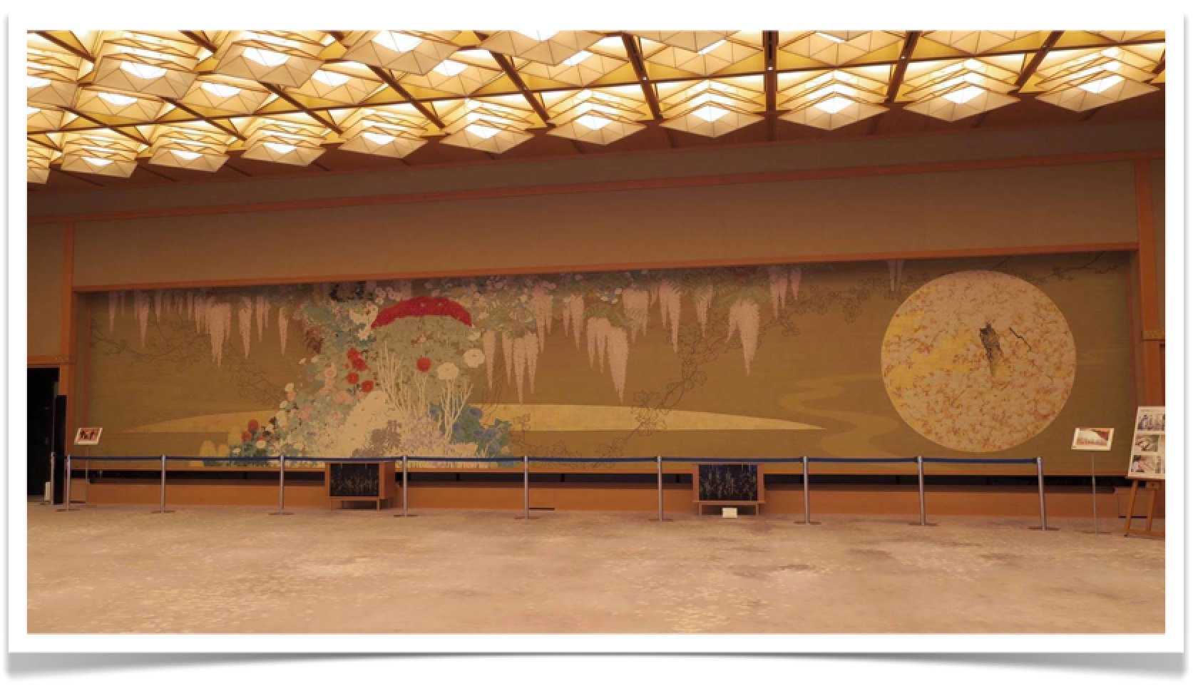 京都迎賓館のタペストリー Tapestry in Kyoto State Guest House