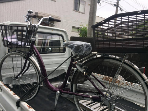 ブリヂストン高品質自転車☆カルクの配達で～す