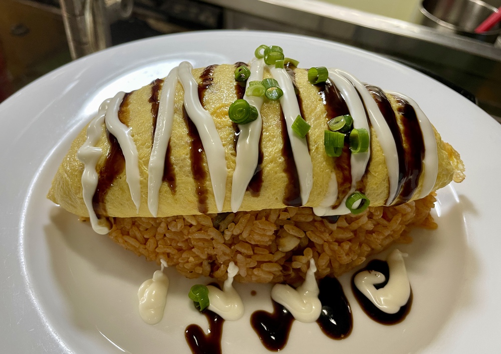 ツナとひよこ豆のオムライス