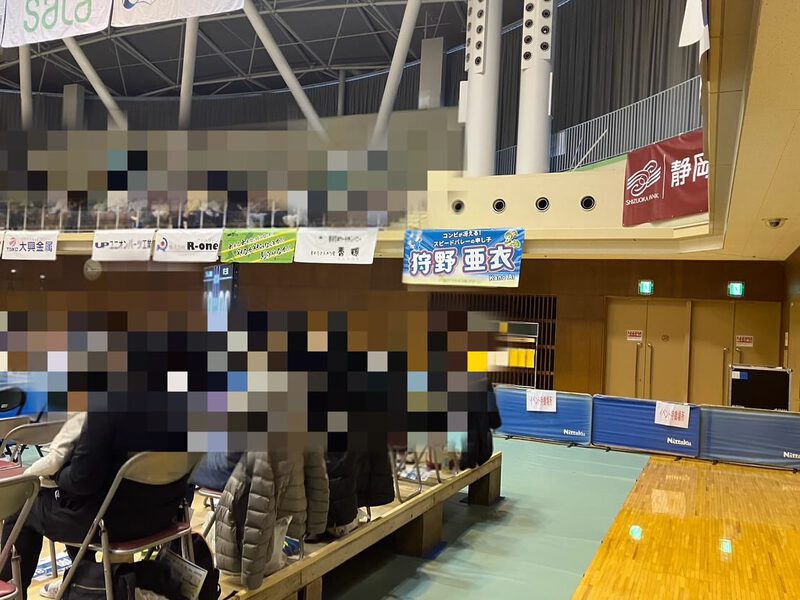 ブレス浜松、狩野亜衣選手（弊社所属）の応援幕が完成しました。