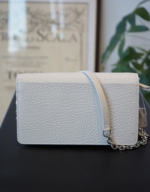人気です、Margielaチェーンウォレットのグレージュ＋ENFŐLDのコレクションラインTops