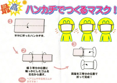残念なお知らせとおうちでつくろうマスク