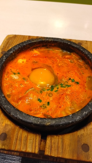 牡蠣入りスンドゥブチゲ