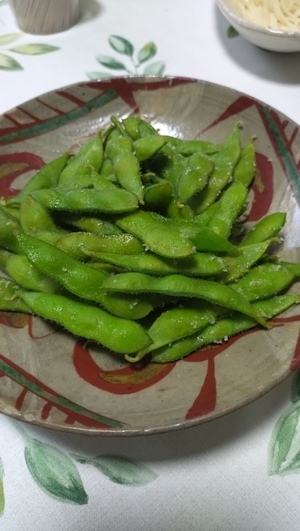 揚げ茄子と豚しゃぶつけ麺