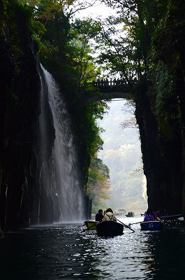 念願の高千穂峡