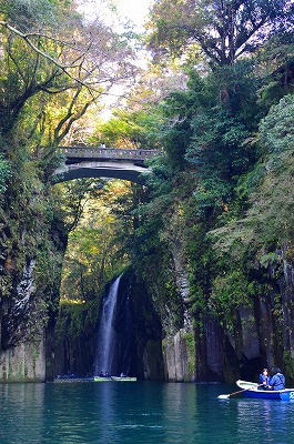 念願の高千穂峡