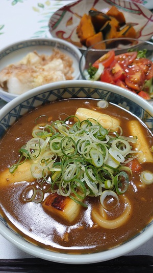 父カレーでカレーうどん
